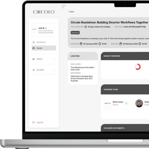 Circolo dashboard